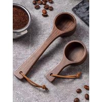 Wooden Coffee Spoon, Coffee Scoop Measuring for Coffee Beans, Whole Beans Ground Beans or Tea, Home Kitchen Tools Utensils