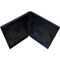 NEW SALE 1Pcs Black High Quality DVD Box Empty CD Case PP Plastic CD Case CD Case Capacity 1-2 Discs