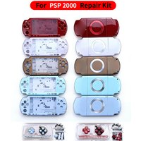 With Buttons Screws Kit Protective Case Kit Full Housing Shell Console Replacement for PSP 2000 With Precise Hole Alignment