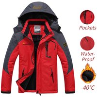 Parka d'hiver hommes coupe-vent Plus épais chaud coupe-vent manteaux de fourrure mâle militaire à capuche Anorak vestes hommes vestes d'hiver