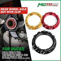 Aluminum Motorcycle Rear Wheel Axle Nut Clip For Ducati V4 1098 1198 1199 1299 Panigale Multistrada 1200 Diavel Streetfighter
