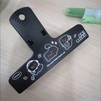 Kawaii Black Cat Plastic Clip Cute Stationery for Journal Scrapbooking Planner Bill Notes Memo Clip Office Supplies