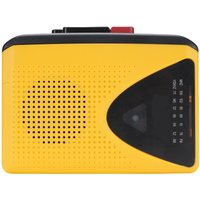 Retro Cassette Player Tape Recorder Portable AM FM Radio with Large Speaker and Headphone Jack Built in Mic for Home Garden