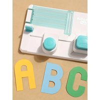 Small manual letter embossing machine, 26-letter making machine, DIY card and greeting card planner, easy to operate!