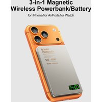 Wireless Magnetic Powerbank Fast Charing Spare Portable External Battery for iPhone 12-17 Promax Watch Airpods 5000/10000mAh image 4