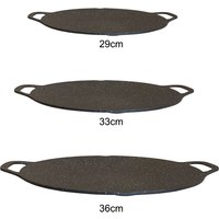 Grilling Pan Non-stick Oil Frying Baking Pan Multi-purpose Round for Outdoor Camping Kitchen Bakeware Household Tools