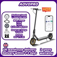 AOVOPRO Electric Scooter Smart Electric Scooter Maximum Speed: 15.5 miles per hour 250W Motor Range Per.Charge10 Miles image 4