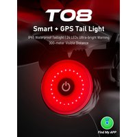 AliExpress CYCLAMI Bicycle GPS Tail Light Smart Brake Sensing Rear Bike Light Aluminum Waterproof Type-C MTB Road Warning Cycling Taillight