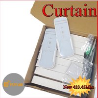 Curtain Remote Control, 433MHz 5 Channel Pure Curtain Remote Control White Box Single Purpose Garage Door Opener,White Box 1PCS