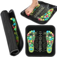 35CM Foot Massage Mat Reflexology Walk Stone Road Foot Massage Acupoint Mat Acupressure Relaxes Long Sitting Foot Care Tools