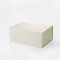 Geotobox 23.5x17x10cm | 21.9x15.9x9.5cm Popular A5 Deep Ivory Luxury Rigid Cardboard Magnetic Closure Lid Gift Boxes