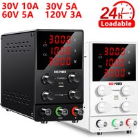 Zasilacz 30V 10A DC Regulowany wyświetlacz cyfrowy Laboratoryjny regulator napięcia zasilania 60V 120V Konserwacja Szybka wysyłka