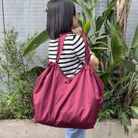 Large-Capacity Multi-Functional Eco-Friendly Foldable Shopping Bag, Shoulder Tote, Portable Drawstring Grocery Bag