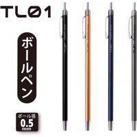 Japan OHTO TL01 Mini Metal Ballpoint Pen 0.7mm Auto Retractable Oil-based Black Pen Writing Office Travel Gift