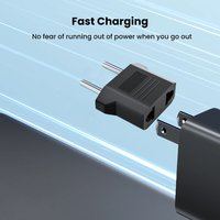 European Euro EU Plug to US USA Plug Socket 3/5/10Pcs Travel Charger Converter Adapter Type C Plug Electrical Sockets AC Outlet