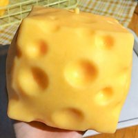 2026 Giant Cheese Squeeze Toy 6cm Size Cheese Squishy Fidget Toys Slow Rebound Shapeable Venting Ball for Adults Gifts