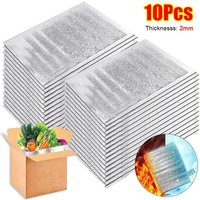 10Pcs/Pack Ice Cold Warm Aluminum Foil Bag Food Thermal Delivery Carrier Insulation Bag 2mm Packing Cooler Bag Drink Storage