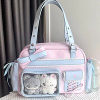 New Style Girl's Sweet Hidden Ulzzang Ita Bag Dolls Bag Cute Large Capacity Y2K Shoulder Crossbody Bag Concert Hidden Light Sign