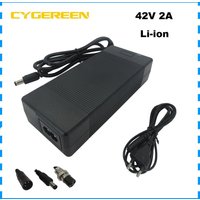 36V Lithium Charger 42V 2A For 10S 36 V 10AH 12AH 15AH 18AH Li-ion 18650 Battery Pack Charger 36V2A DC XLRM GX16
