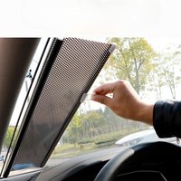 Automatic rolling shutter sunshade car window insulation curtain car curtains automatic retractable front gear for cars