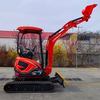 Chinese Excavator Mini Digger With Attachments Factory Directly Customized New Crawler Excavator Multifunctional Farm Digger