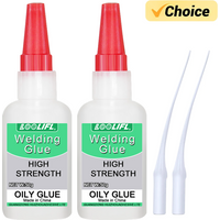Loolifl, 50g Super Welding High Strength Oil Adhesive Resin Ceramic Metal Glass Universal Strong Instant Hair Adhesive, Safe