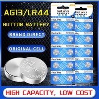 LR44 L1154F A76 AG13 303 357A SR44W Alkaline Button Coin Cell battery 1.5V for vernier caliper Toy LED Lights Calculators