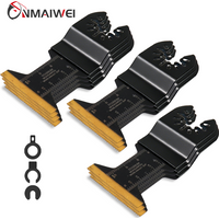 44mm Titanium Oscillating Saw Blades Metal Cutting Multitool Blades Sharp Multi Cutter Blade For Metal Wood Plastic