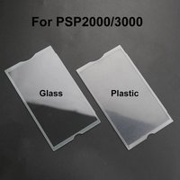 Transparent Screen Cover for PSP 2000 / 3000 – Clear Plastic Display Lens Protector with Mirror Finish