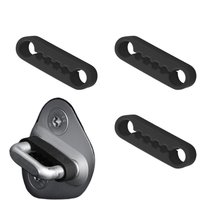 4pcs Silicone Car Door Lock Cover Pad Universal Anti Vibration Shock Absorber Soundproof Damper For Auto Door Latch Anti Scratch