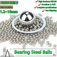 G3 Grade Bearing Steel Ball High Chromium Precision Solid Balls GCR15 1.2/1.5/2/2.5/3/3.175/3.5/3.96/4/4.763/5/6/6.35/7/8/9/10mm