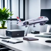2025 New 1/130 43CM Airplane B787 Dreamliner Aircraft BRITISH AIRWAYS Airlines Model Light Wheel Diecast Resin Plane Collection