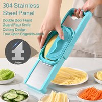 Multi-Functional Slicer, Kitchen Tool, Grater, Shredder, Potato Shredder, Double-Door Multi-Functional Slicer, Grater