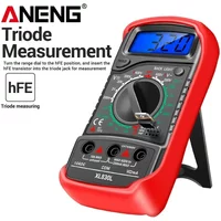 ANENG XL830L Handheld Portable AC/DC Ammeter Voltmeter Ohm Voltage Tester Meter Digital Multimeter LCD Backlight Multimetr Tools