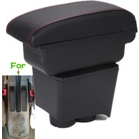 Accoudoir de voiture pour Volkswagen Polo, boîte de rangement de pièces de rénovation, accessoires intérieurs de voiture, USB, VW Polo 9N 3, 2002-2009