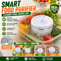Portable Fruit Vegetable Purifier Remove Pesticide Residue Sterilizer Compact Household Fruit And Vegetable Washing Cleaner
