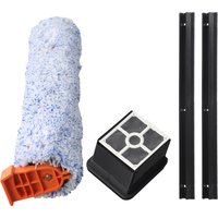 1Set For ILIFE For W90 Filter Mop Cloth Rubber Scraper Kit Cordless Wireless Dry Cleaning Smart Washing Mop Vacuum Cleaner Part