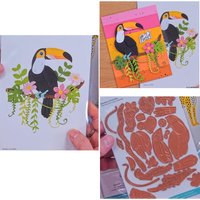 Toucan Bird Metal Cutting Dies for DIY Making Card Scrapbook Embossed Paper Album Craft Supplies Template Decoration 2026 Die