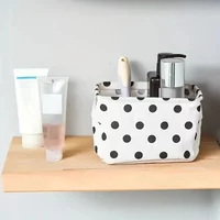 2pcs Cotton And Linen Desktop Storage Box Small Foldable Canvas Storage Basket With Handle Small Fresh Waterproof Storage Basket