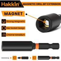 2Pcs 60mm Driver Bit Extension 1/4 Inch Magnetic Quick Release Drill Bit Holder Hex Bit Handle for Impact Driver