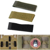 Tactical Molle Adapter ID Patches Panel Vest Backpack Patch Hook&Loop Converter Ribbon Strip Military Army Vest Accessories