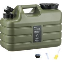 11L Water Tank Large Capacity Portable Camping Bucket Water Storage with Detachable Faucet No Leakage for Outdoor Travel Driving