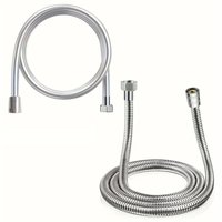 PVC Flexible Stainless Steel Plumbing Hose Shower Head Tube Flexible Bathroom Pipe Bath Accessories