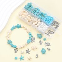 12/311/426/647pcs Multi-color Turquoise Turtle Series Jewelry Making Kit Can Be Used for DIY Bracelet, Necklace, Jewelry Making