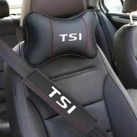 For Volkswagen TSI VW Golf 4 5 6 7 Passat b5 b6 b7 Polo Touran Tiguan CC Bora Car Seatbelt Shoulder Cushion Pad Head Neck Pillow