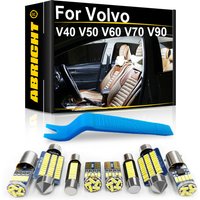 Car Interior LED Light For Volvo V40 V50 V60 V70 V90 Accessories 1997 2001 2005 2008 2011 2012 2014 2019 2020 Accessories Canbus