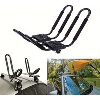 2pcs Kayak Roof Rack Universal Rooftop Rack Carrier For Kayak Canoe Paddle Boat Rooftop Kayak Carrier Universal Roof J Bar Rack