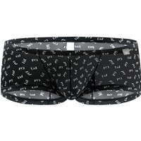 U&I sexy underwear for boys low-waisted thin nylon personalized trendy printed slim U convex small boxer briefs for men