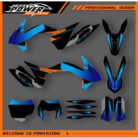 Powerzone Graphics For KTM 2013 2014 2015 SXF SX 2014 2015 2016 EXC EXC-F Decals Stickers Motorcycle Background Custom 09 image 4