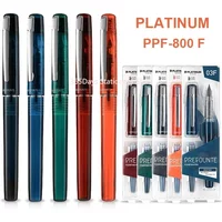 Original PLATINUM Fountain Pen PREFOUTE PPF-800 Resin Pen Nib Ink Student Writing Calligraphy Practice Business Gift Pen